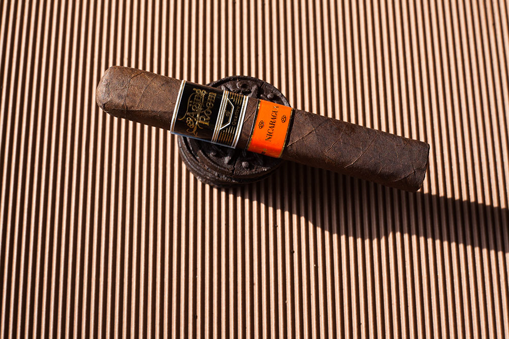 The ageing room Quattro espressivo Robusto paired with Herdade do Rochim Amphora white blend.