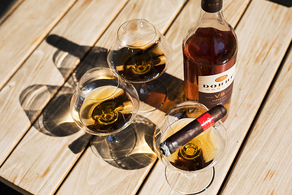 Dobbe brandy and Condega cigars pairing