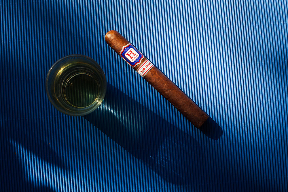 Hamlet 25th Anniversary cigar and Bouchard Finlayson Blanc de Mer pairing