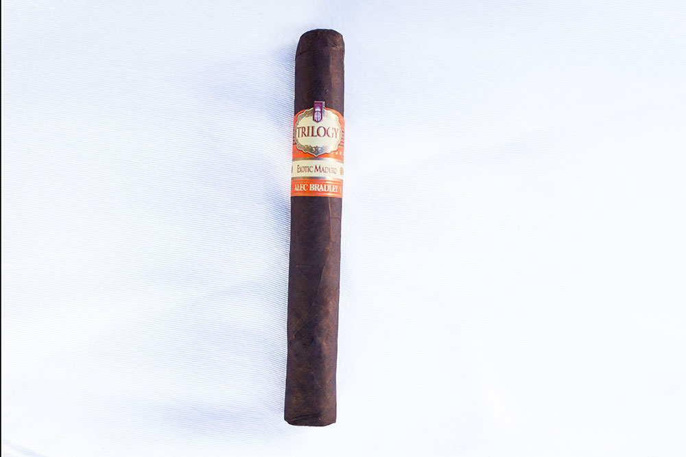 Alec Bradley Trilogy Exotic Maduro and Hamilton Russel Ashbourne Sandstone white blend