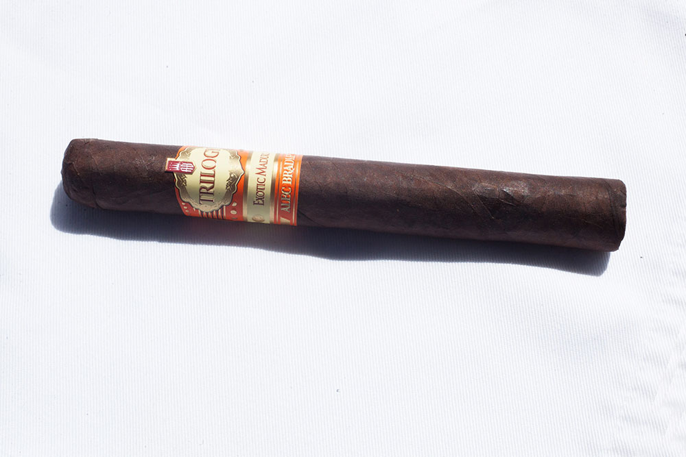 Alec Bradley Trilogy Exotic Maduro and Hamilton Russel Ashbourne Sandstone white blend