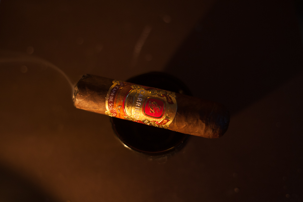 The E.P. Carrillo Capa de Sol cigar and wine pairing last thrid