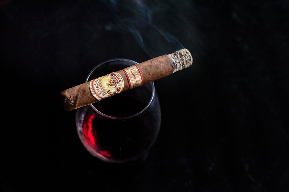 AJ Fernandez Dias da Gloria Cigar and Barolo Partes Sansilvestro 2013 pairing